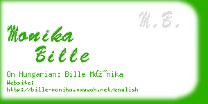 monika bille business card